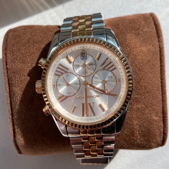 Michael Kors Silver and gold watch main image 5